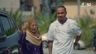 Lewis Hamilton visits SMK Seri Keramat [upl. by Oswin]