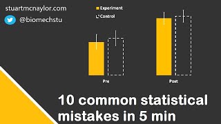 Ten Statistical Mistakes in 5 Min [upl. by Jepum]