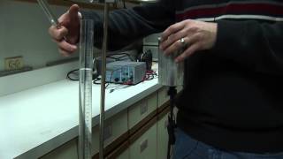 Resonance tube demonstration [upl. by Nirahs843]