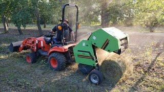 Terrain Mini Round Baler MRB 870 [upl. by Liddie]