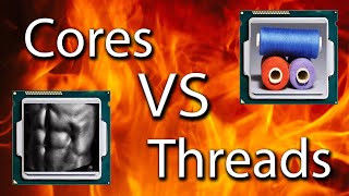 CPU Cores VS Threads Explained [upl. by Atnek]