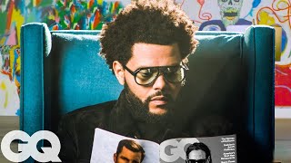 9 Minutes of The Weeknd Reading GQ  GQ [upl. by Einallem]