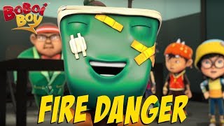 BoBoiBoy English S3EP16  Fire Danger [upl. by Ollehto]