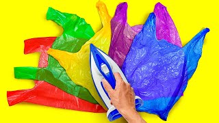 26 ORIGINAL WAYS TO USE PLASTIC BAGS [upl. by Pylle]