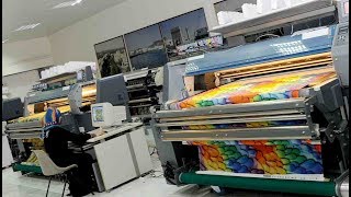 Modern Textile Printing Technology amp Machine [upl. by Jary]