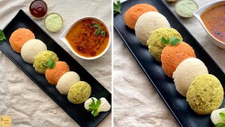 Tricolour Idli Recipe  Republic Day Special [upl. by Saalocin]