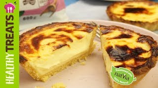 Hokkaido Baked Cheese Tart  Natvias Natural Sweetener [upl. by Aiksas966]