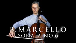 B Marcello Sonata No 6 in G Major in Fast and Slow tempo [upl. by Znerol]