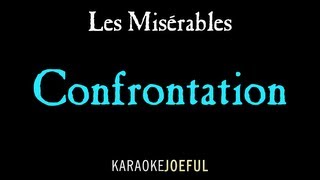 Confrontation Les Miserables Authentic Orchestral Karaoke Instrumental [upl. by Septima]