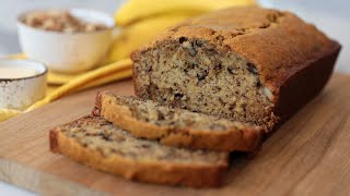 The PERFECT Banana Bread Recipe  Baking Basics [upl. by Atnoved]