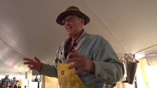 Joel Salatin  Broiler Processing Demo Homesteaders of America 2019 [upl. by Leanatan]