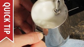 How to AutoFroth Milk for Lattes [upl. by Alyahsal746]