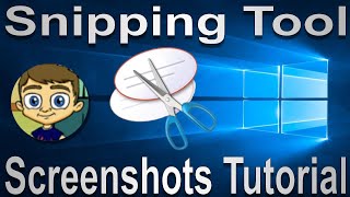 The Snipping Tool  Windows Screenshots Tutorial [upl. by Hu919]