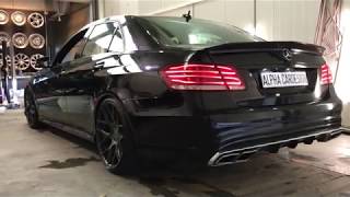 Mercedes W212 E500 BiTurbo Sound Louder than CRAZY E63 Capristo Exhaust AMG Style [upl. by Nosreme]