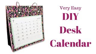 DIY Desk Calendar  Craft Fair Ideas [upl. by Little]