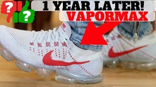 1 YEAR AFTER WEARING NIKE AIR VAPORMAX PROS amp CONS [upl. by Khichabia295]