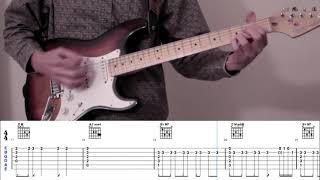 Glen Campbell  Witchita Lineman  Guitar Cover With Tabs [upl. by Gagliano195]