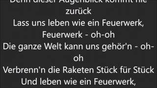 Wincent Weiss  Feuerwerk Lyrics [upl. by Ainegue]