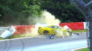 Nordschleife Crash amp Fail Compilation Nürburgring Touristenfahrten VLN [upl. by Nilauqcaj628]