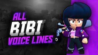 BIBI Voice Lines  Brawl Stars [upl. by Buford]