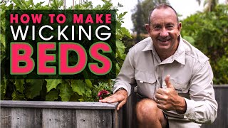 My EASY Wicking Bed System  IBC   Drought Proof Gardening [upl. by Yeldahc345]