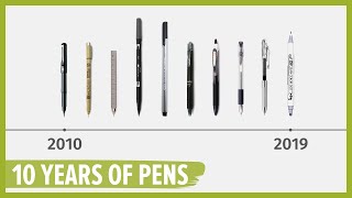 10 Years Of Pens 20102019 [upl. by Netsrejk]