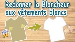 Blanchir le linge jauni ou devenu gris [upl. by Leuamme]