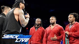 The Usos offer The New Day a truce SmackDown LIVE Oct 10 2017 [upl. by Jeffcott]