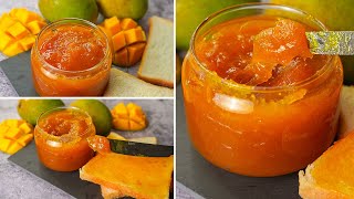 3 ingredient Mango Jam Recipe  Homemade Mango Jam  Yummy [upl. by Laenaj]