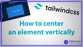 Tailwind CSS Quick Tips How to center an element vertically [upl. by Alverta734]