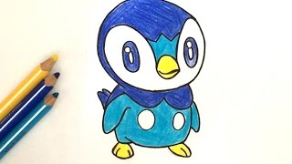 Comment dessiner Tiplouf Pokémon [upl. by Missak426]