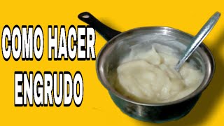 COMO HACER ENGRUDO  PEGAMENTO CASERO CON SOLO 2 INGREDIENTES  MUY FÁCIL Isaac Martinez DIY [upl. by Gleda730]