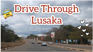 Drive Through Lusaka Zambia [upl. by Winna]