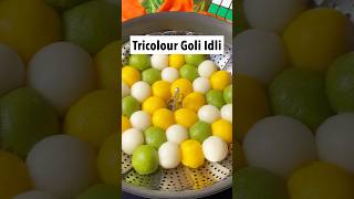 Tricolour Food Recipe Goli Idli Recipe [upl. by Delcine]