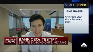 Citigroup CEO Jane Fraser deliver testimony before Congress [upl. by Mareah]