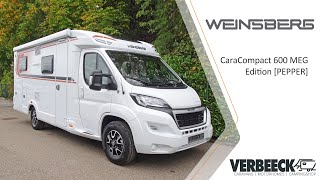 WEINSBERG CaraCompact 600 MEG Edition PEPPER  2020 [upl. by Englebert]