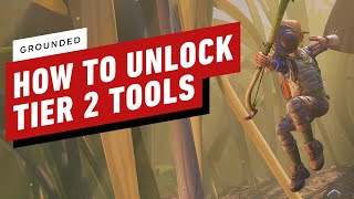 Grounded How to Unlock Tier 2 Items Insect Axe and Hammer [upl. by Guthrie]