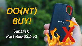 Blazing Fast SanDisk Extreme Portable SSD v2 Hot  Budget External SSD [upl. by Saffren]