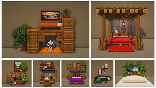 Minecraft 12 Unique Bed Designs amp Ideas  Easy Tutorial [upl. by Ianahs]