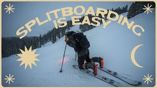 How to splitboard for beginners its easy [upl. by Naval]