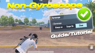 Improve Your NON GYROSCOPE Skills In PUBG Mobile amp BGMI Guide Tutorial [upl. by Ozan161]