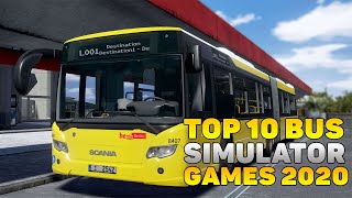 Top 10 BEST Bus Simulator Games [upl. by Shem]