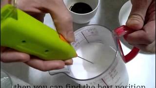 How To Make Latte Art with Mini Milk Frother [upl. by Montfort]