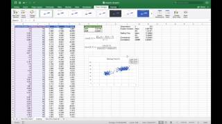 Covariance and Correlation in Excel [upl. by Nevyar]