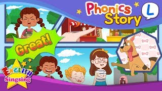 Phonics Story L  English Story  Educational video for Kids [upl. by Anialam]