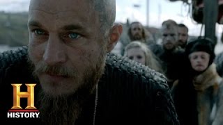 Vikings  Ragnar First Raid on England 1x02 [upl. by Sivart434]