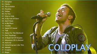 Top 20 Coldplay Greatest Hits Playlist 💛💛Best Songs Of Coldplay [upl. by Fabiolas]