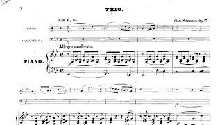 Clara Schumann Piano Trio Op 17 1846 [upl. by Tabb]