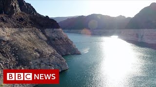 Why has the Hoover Dam hit an historically low water level  BBC News [upl. by Lledner]