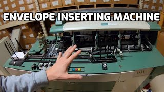 How to Operate an Amazing Envelope Inserting Machine Fun to Watch [upl. by Zenger537]